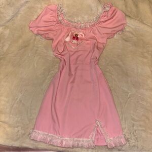 My melody pink lace dress